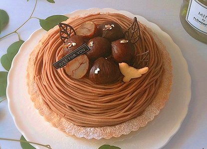 モンブランタルトの画像